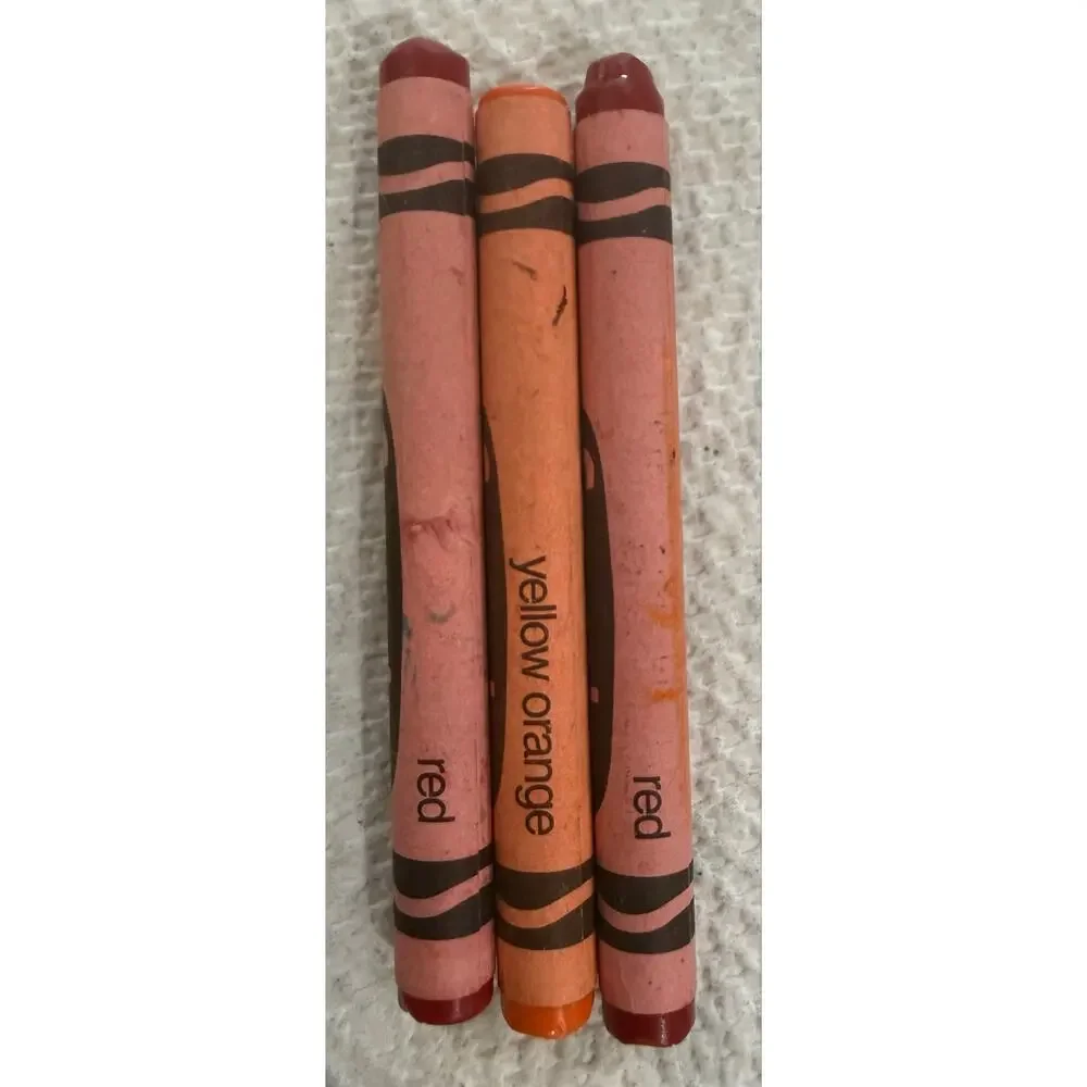 Vintage Crayola Crayons Large Lot Bundle Used Retired Colors Collection